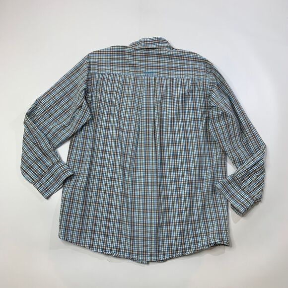 Ariat Shirt Mens Medium Pro Series Plaid Western Cowboy Button Down Chest Pocket - Picture 7 of 9